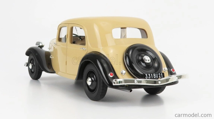 Modely v mierke Cult-scale Citroen Traction Avant 7cv 1934 1:18 Béžová čierna