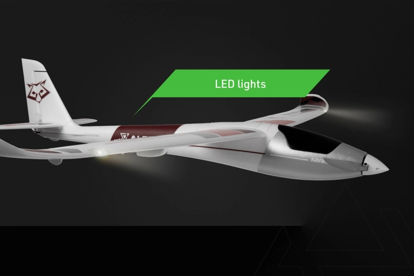 RC lietadlo Alpha 1500 V2 ARF, červené