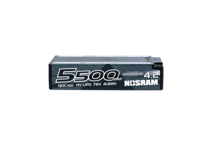 HV Ultra LCG Modified Shorty GRAPHENE-4.2 5500mAh Hardcase aku - 7.6V LiPo - 130C/65C