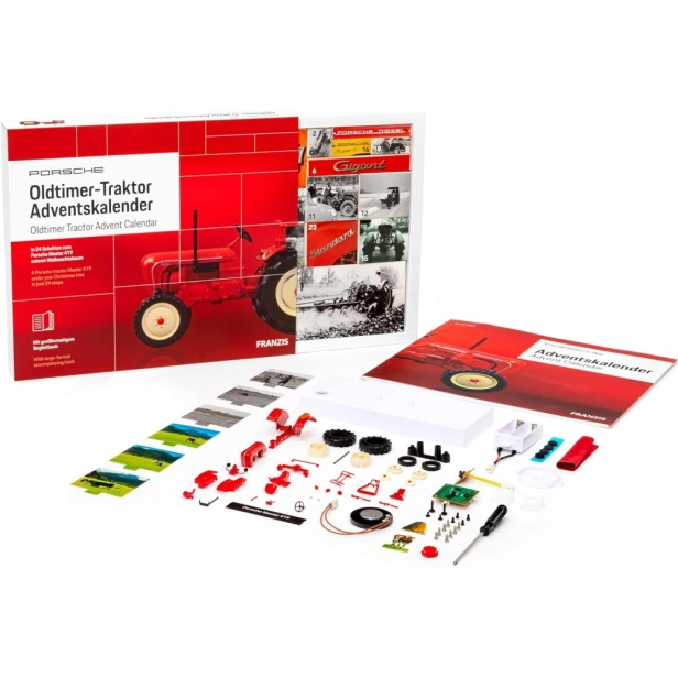 Adventní kalendář Porsche Oldtimer Traktor se zvukem 1:43