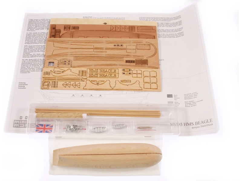 MINI MAMOLI H.M.S. Beagle 1:121 kit