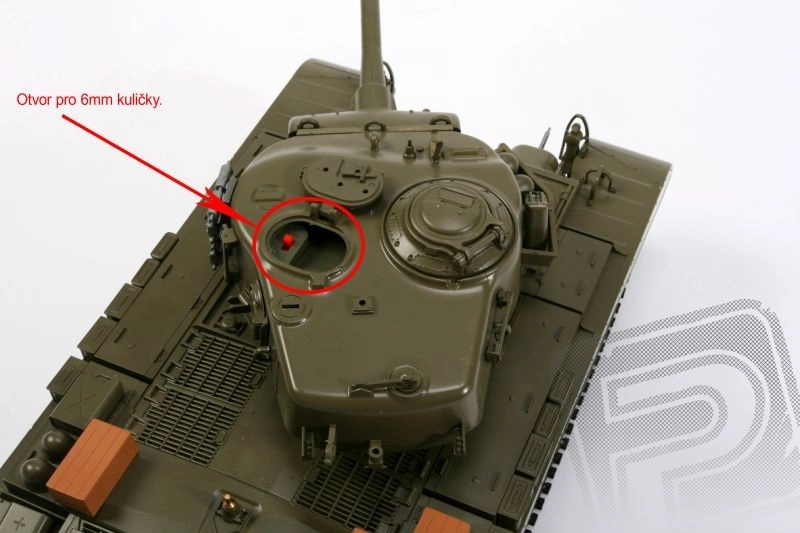 RC tank M26 PERSHING SNOW LEOPARD