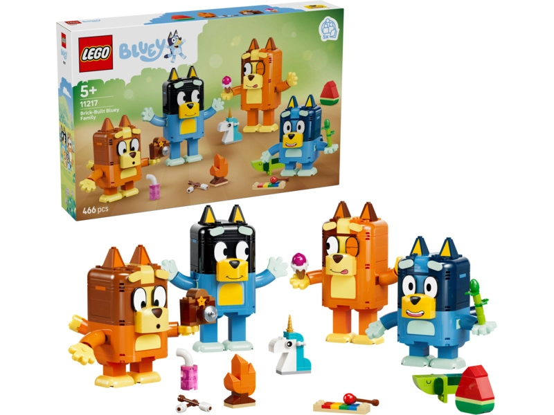 LEGO Bluey - Bluey a jej rodinka z kociek