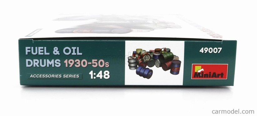 Miniart Accessories Fuel And Oil Drums 1930-50s 1:48 /