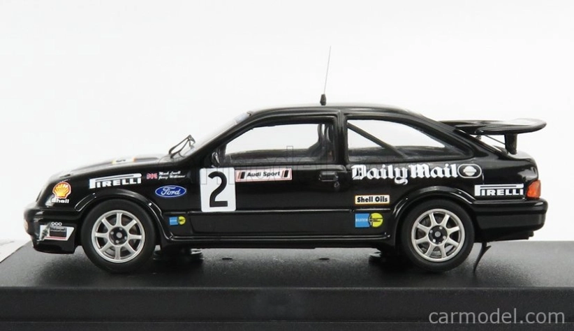 Trofeu Ford england Sierra Rs Cosworth N 2 Rally Audi Sport 1987 M.lovell - M.broad 1:43 Black