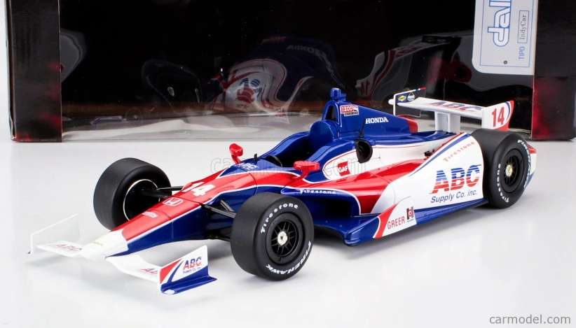 Greenlight Honda Team Abc Supply Racing N 14 Indianapolis Indy 500 Indycar Series 2012 Mike Conway 1:18 Modrá Červená Bílá