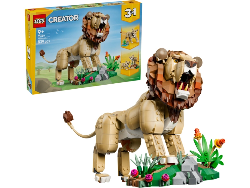 LEGO Creator - Divoká zvířata: Majestátní lev