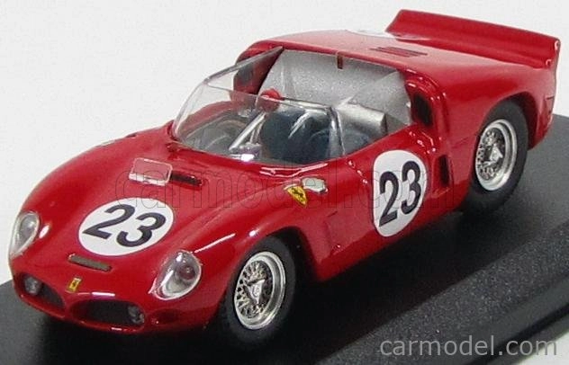 Art-model Ferrari Dino 245sp Spider Team Scuderia Ferrari N 23 24h Le Mans 1961 W.von Trips - R.ginther 1:43 Červená