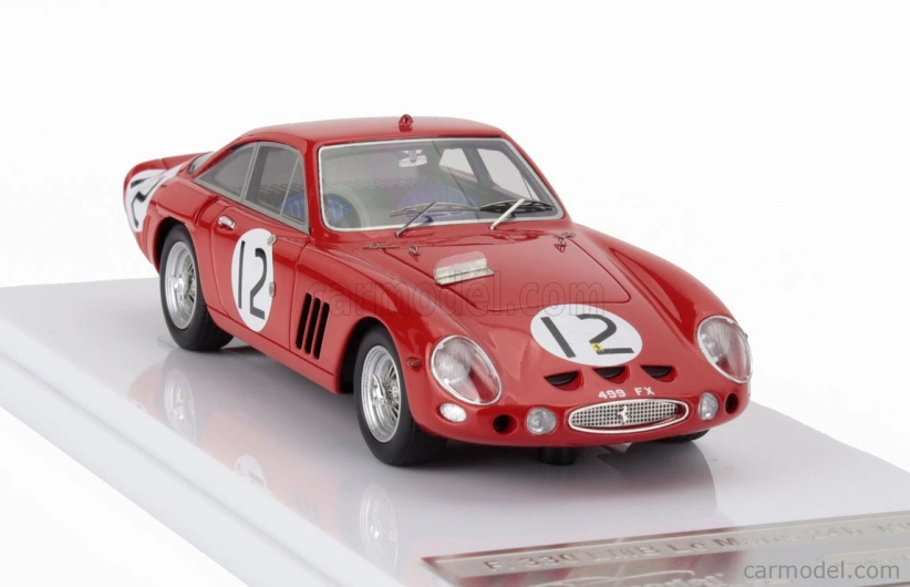 Tecnomodel Ferrari 330 Lmb 4.0l V12 Team Maranello Concessionaires N 12 24h Le Mans 1963 Jack Sears - Mike Salmon 1:43 Red