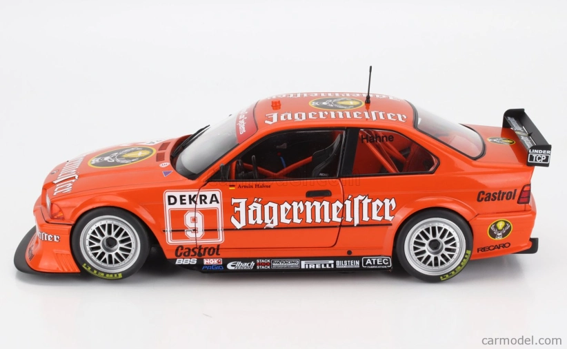 Werk83 BMW 3-series Coupe (e36) Jagermeister Team Linder N 9 Dtm Season 1993 Armin Hahne 1:18 Orange