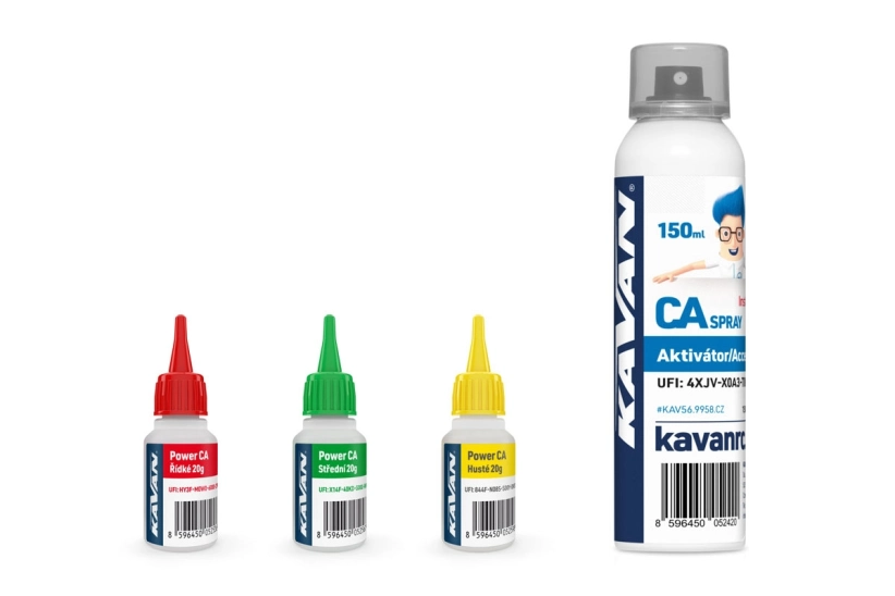 POWER CA PACK 3x20g (R,S,H) + aktivátor 150ml (CZ)