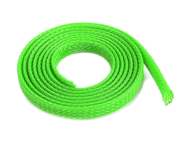 Ochranný káblový oplet 6 mm zelený (1 m)