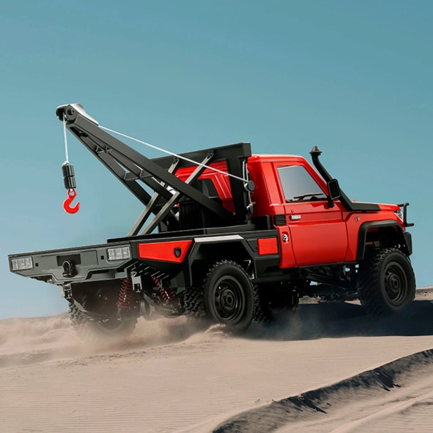 RC auto Land Cruiser Toyota s navijakom, červené | RCprofi.sk