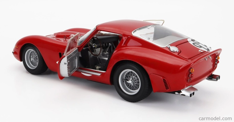 Kyosho Ferrari 250 Gto 3.0l V12 Team Equipe Nationale Belge N 22 1:18, červená