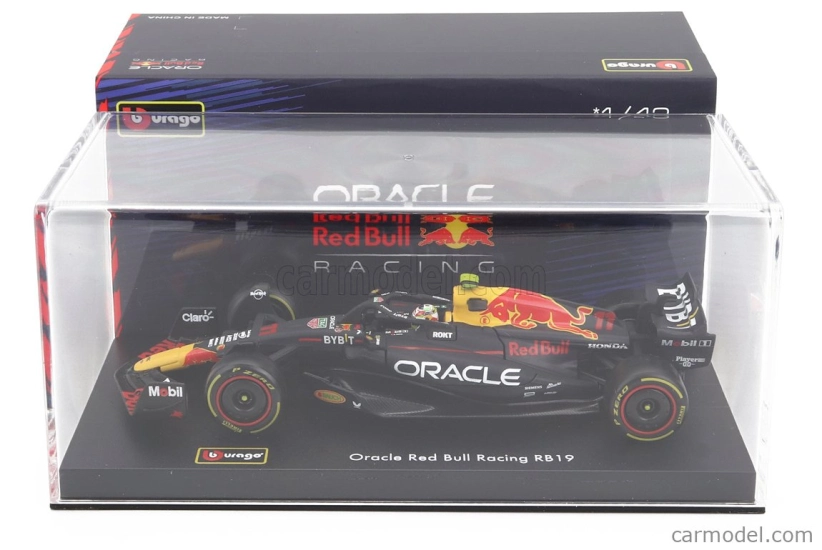 Bburago Red bull F1 Rb19 Team Oracle Red Bull Racing N 11 1:43, tmavomodrá