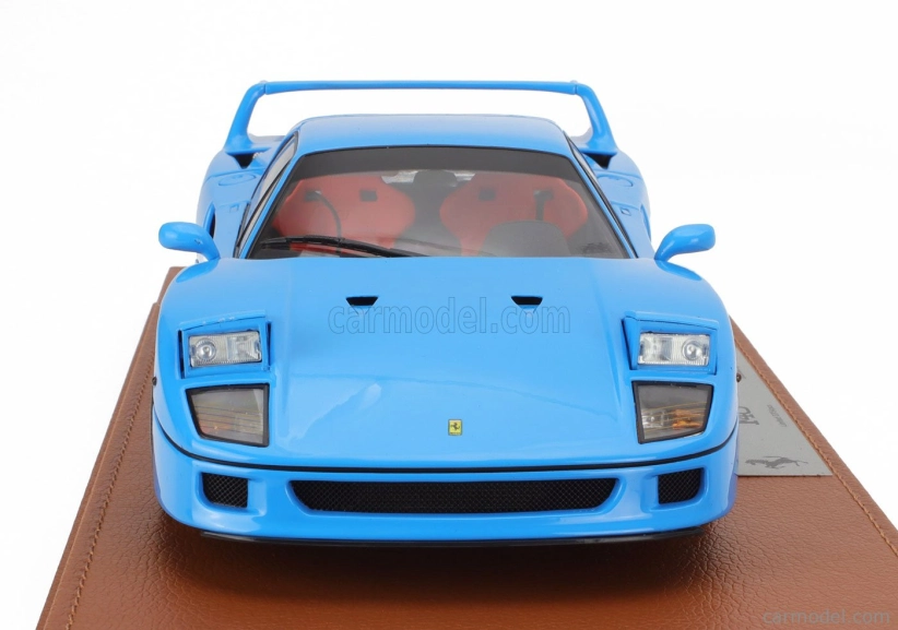 Bbr-models Ferrari F40 1987 - Con Vetrina - With Showcase 1:18 Azzurro - Světle Modrá
