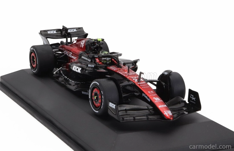 Solido Alfa romeo F1 C43 Team Stake N 24 Australian Gp 2023 Guanyu Zhou 1:43 Černá Červená