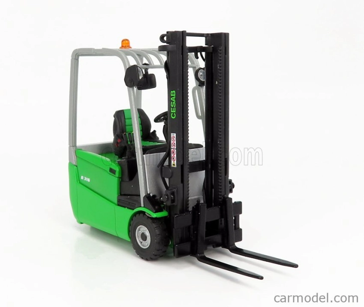 Ros-model Cesab B316 Carrello Elevatore Verticale - Vertical Order Picker 3 Wheels 1:23 Zelená Černá