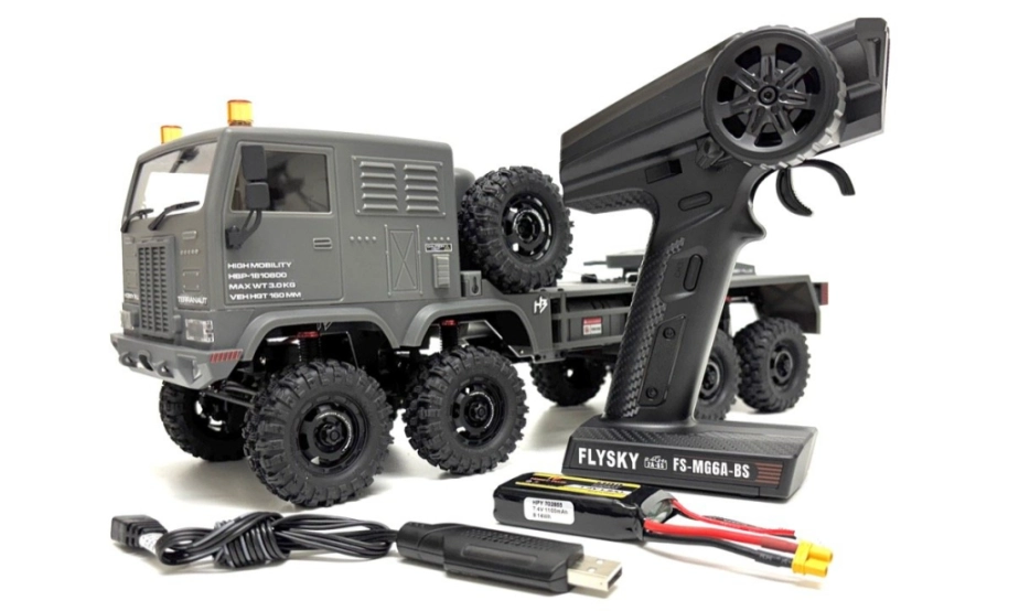 Mini Crawler Hobby Plus / Absima CR-18P 8x8 Terranaut 1:18 RTR - šedý