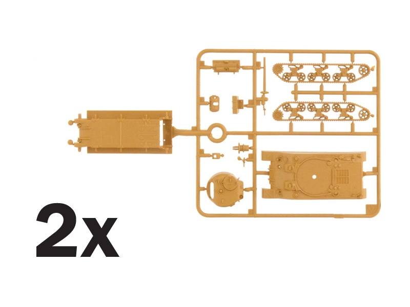 Italeri Easy Kit – M4A2 SHERMAN III (1:72)