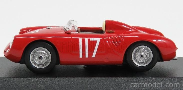 Najlepší model Porsche 550 Spider N 117 Scca National Thompson 1959 J.trotter 1:43 Red