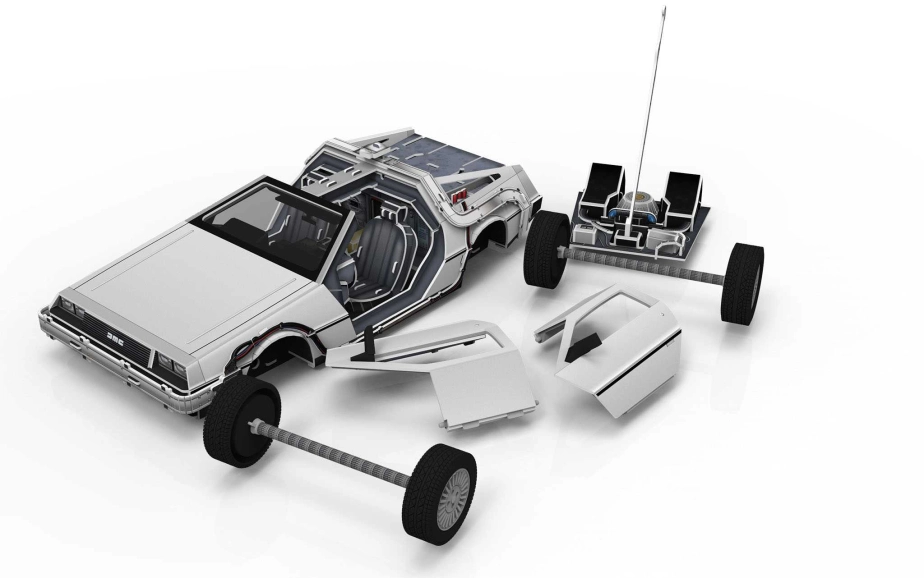 Revell 3D Puzzle – DeLorean „Back to the Future“