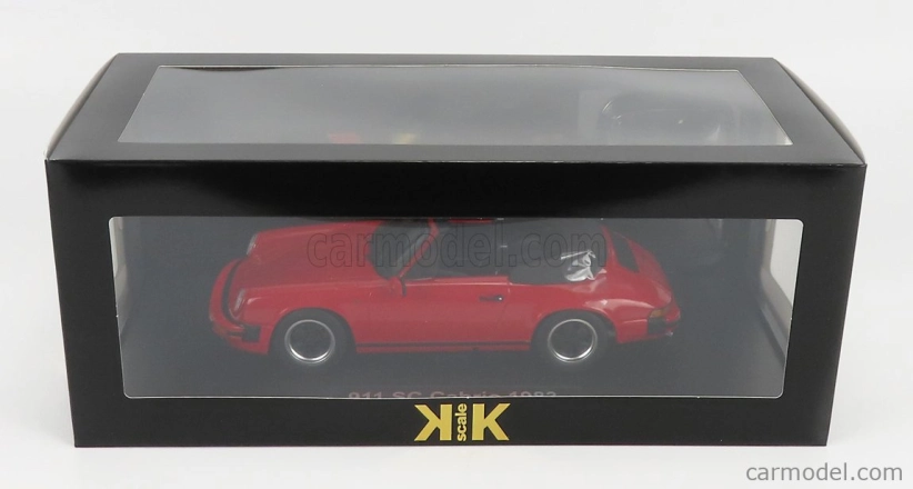 Kk-scale Porsche 911 Sc Cabriolet 1983 - With Extra Soft-top 1:18 Red