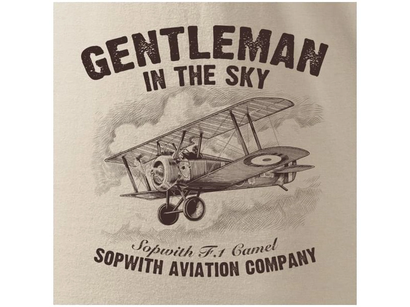 Antonio pánské tričko Sopwith F-1 Camel S