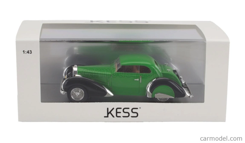 Kess-model Bugatti T57 Labourdette Vutotal Coupe 1936 1:43 zelená čierna