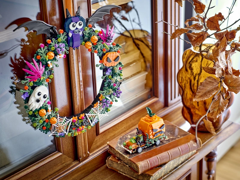 LEGO - Pick-up s halloweenskými dýněmi
