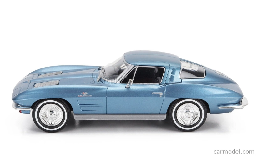 Whitebox Chevrolet Corvette (c2) Stingray 1963 1:24 Light Blue Met