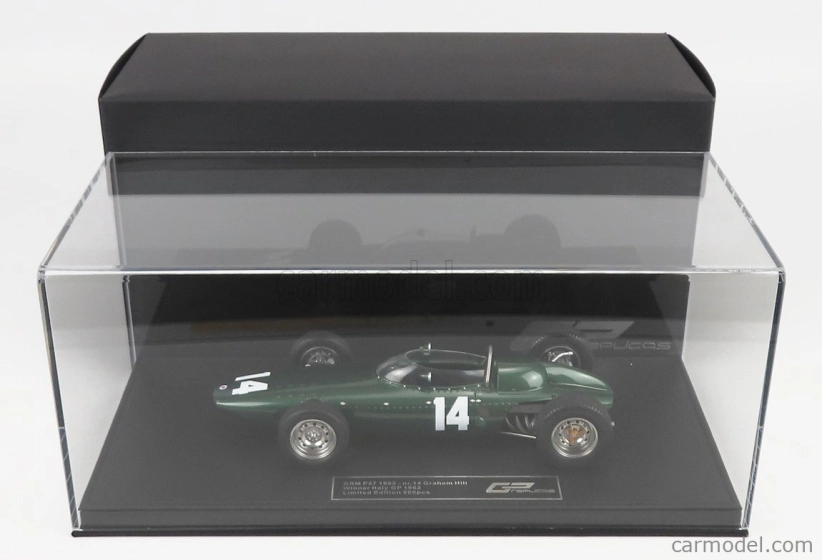 Gp-replicas BRM F1 P57 Brm Team N 14 Graham Hill 1:18, tmavě zelená