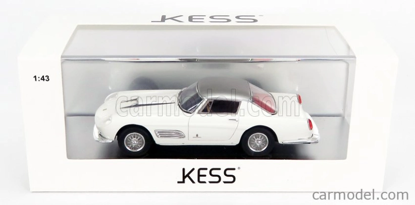 Kess-model Ferrari 410 Superamerica Series Iii Pininfarina Coupe 1958 1:43 bielo strieborná
