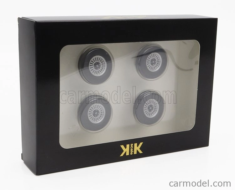 Sada príslušenstva 4x disky a ráfiky pre Bmw 2002 Alpina 1971 1:18 Black Silver