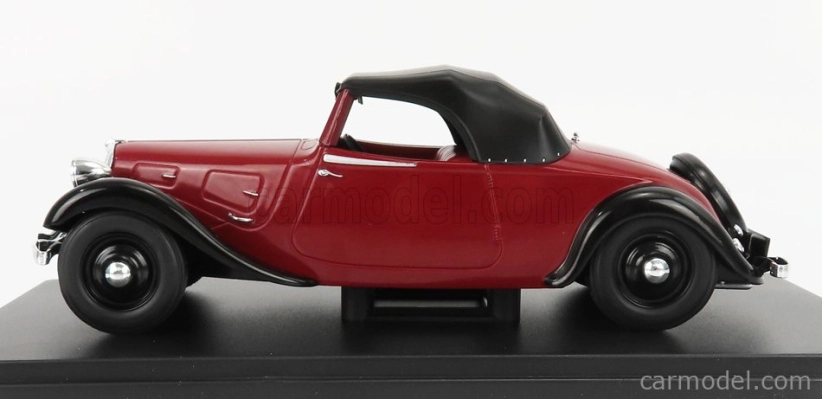 Edicola Citroen Traction 7c Avant Cabriolet Soft-top Closed 1934 1:24 Copper Black