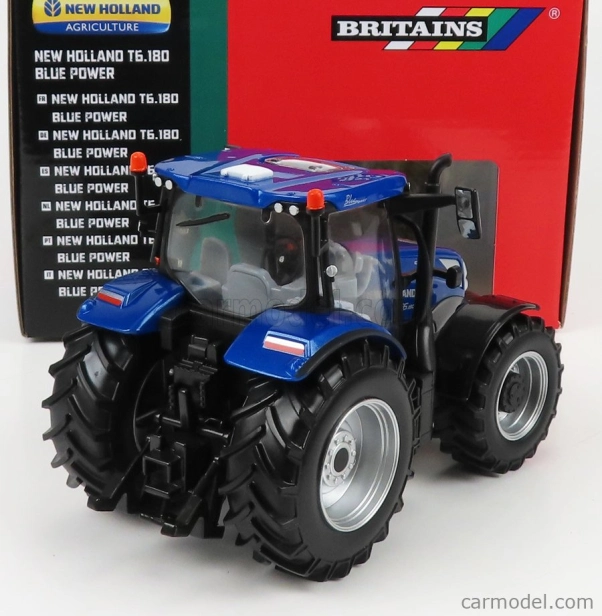 Britains New holland T6.180 Tractor Blue Power 2018 1:32 Blue