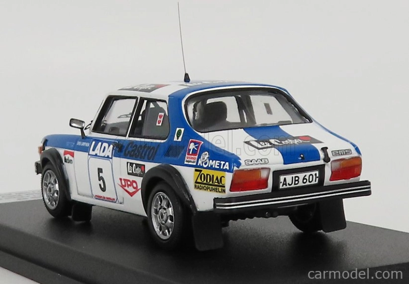 Trofeu Saab 99 N 5 Rally 1000 Lakes 1977 S.lampinen - J.markkanen 1:43 Bielo modrá