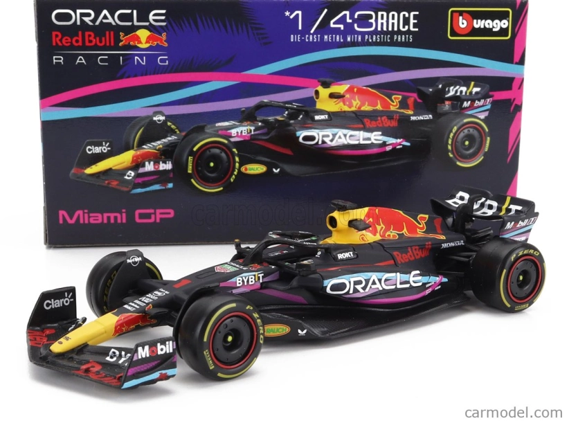 Bburago Red bull F1 Rb19 Team Oracle Red Bull Racing N 1 1:43, tmavě modrá