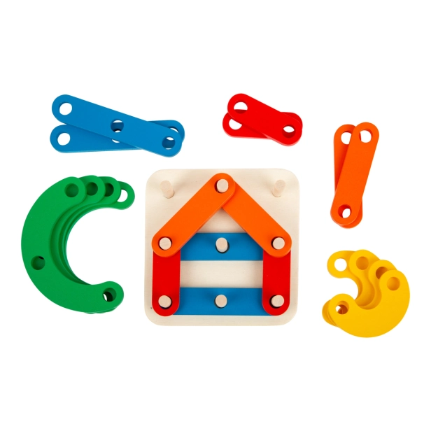 Puzzle hra Malé nohy Písmená a čísla