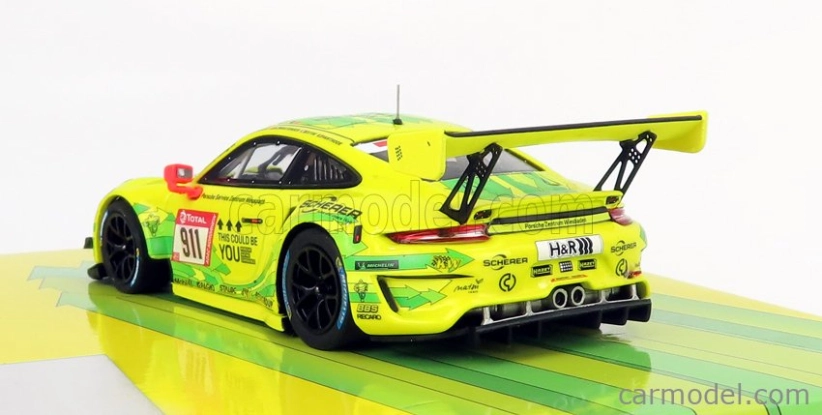 Minichamps Porsche 911 991-2 Gt3 R Team Manthey Racing N 911 1:43, žlutá