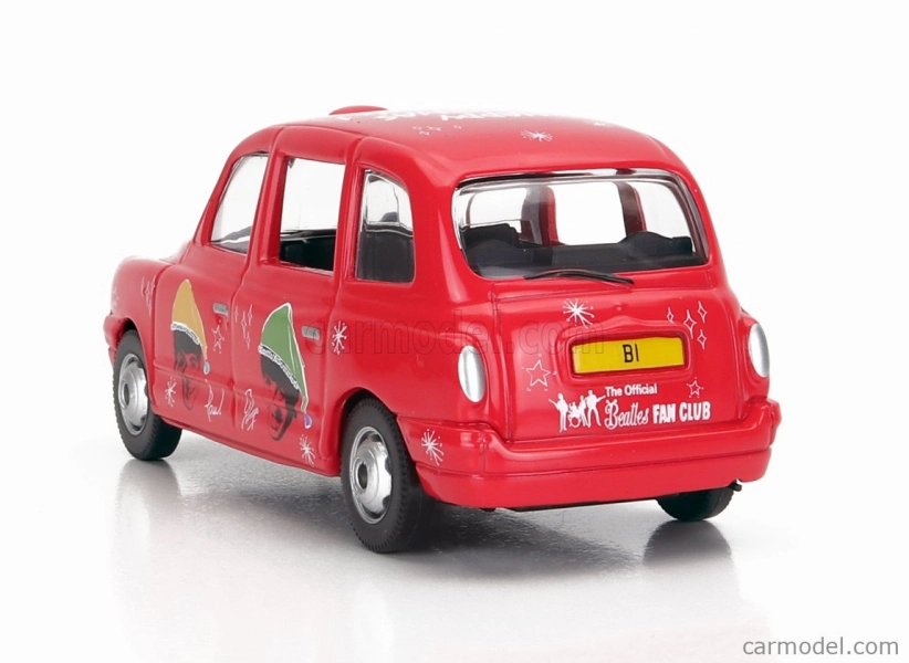 Corgi Austin London Taxi Lti Tx4 2007 - The Beatles - Christmas Taxi 1:36 Tmavě Růžová