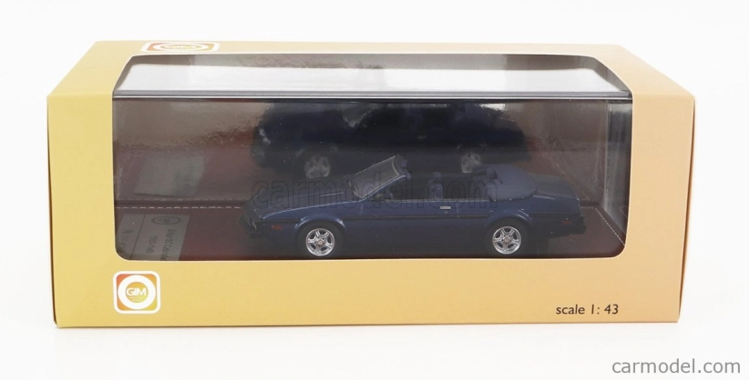 Great-iconic-models Bitter Sc Cabriolet Open 1985 1:43 Blue