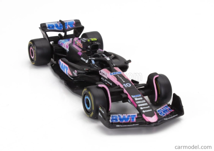 Bburago Alpine F1  A524 Team Bwt Alpine N 10 Season 2024 Pierre Gasly 1:43 Černá Modrá Růžová