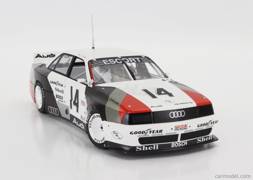 Werk83 Audi 200 Quattro Team Audi Sport N 14 Winner Cleverland Trans-am 1988 Hans Joachim Stuck 1:18 Biela Sivá Červená