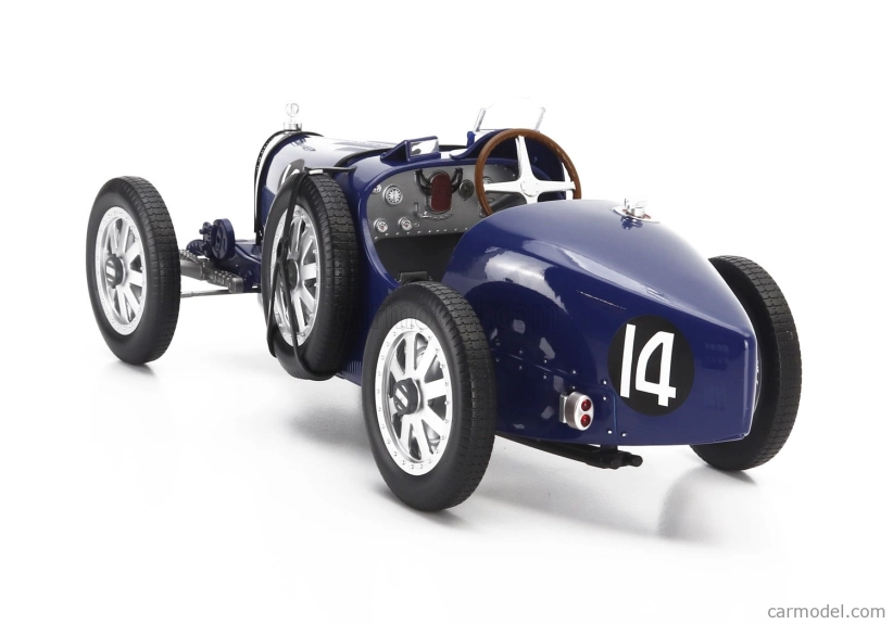 Norev Bugatti T35 N 14 Racing 1925 1:12 Modrá