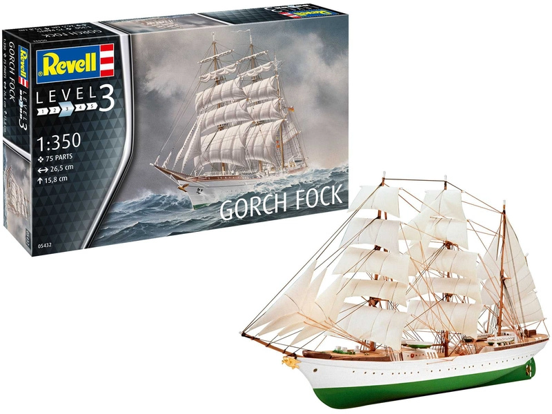 Revell Gorch Fock (1:350) (súprava)