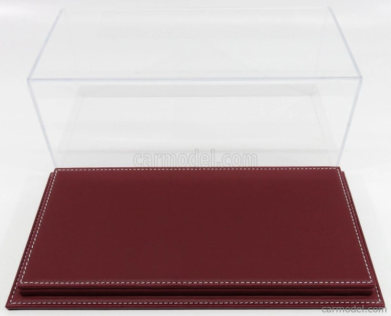 Atlantic Vetrina display box Molhouse Base In Pelle - Leather Base Bordeaux - Lungh.lenght Cm 32.5 X Largh.width Cm 16.5 X Alt.height Cm 12.5 (altezza Interna 10.6 Cm ) 1:18 Plastový Displej