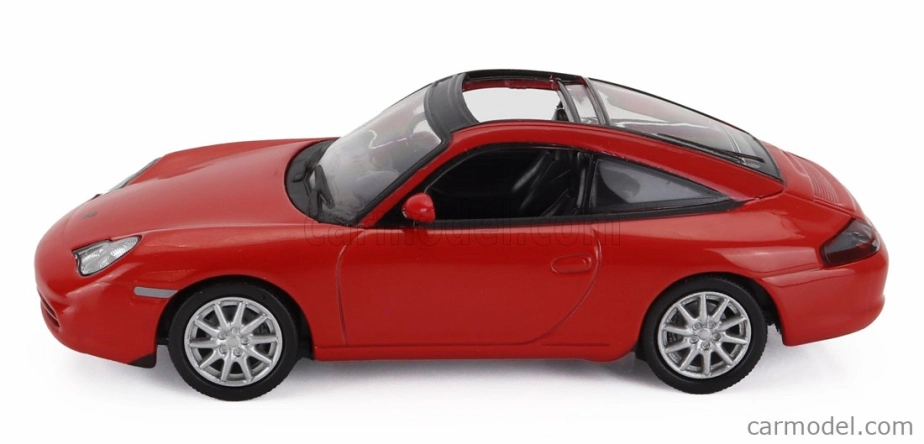 Edicola Porsche 911 996 Targa 2002 1:43 Červená