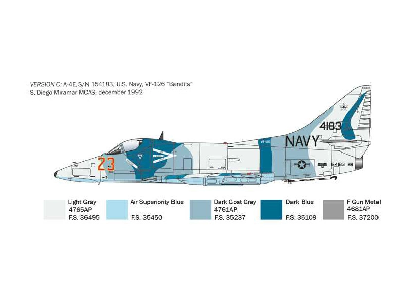 Italeri McDonnell A-4 E/F/G Skyhawk (1:48)