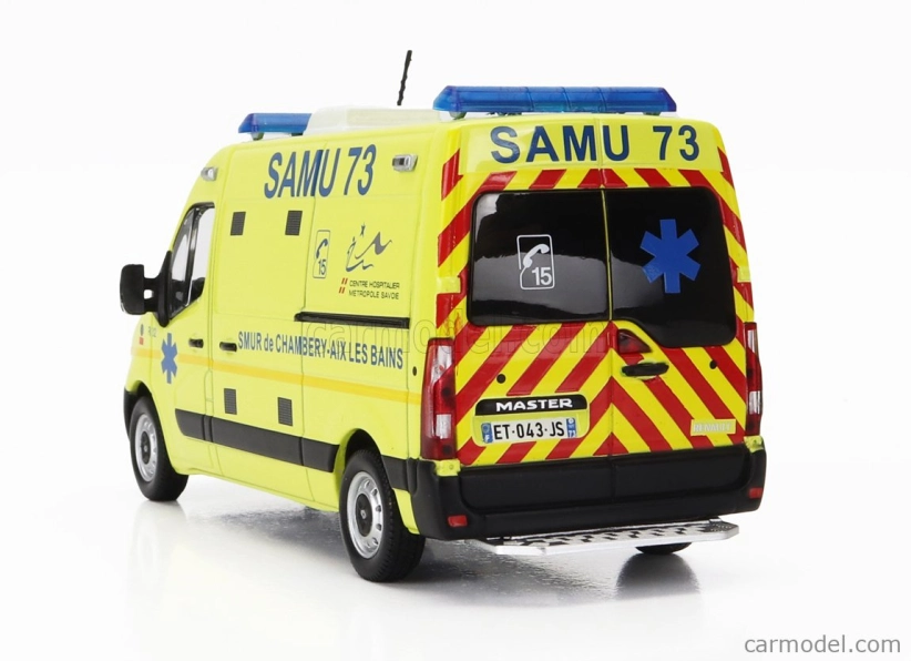 Norev Renault Master Van Samu Ambulance 2014 1:43 Žlutá